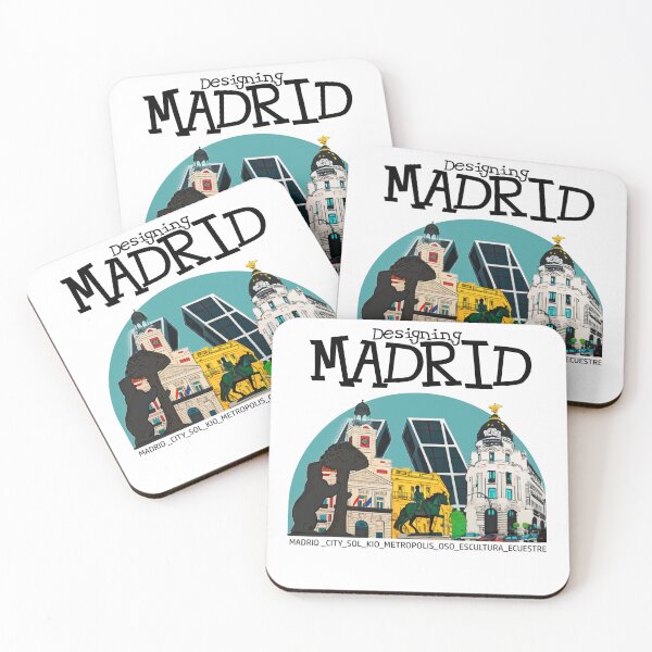 Item preview, Designing Madrid — Bold Comic City Skyline Illustration designed and sold by DONOSTIADESIGN.