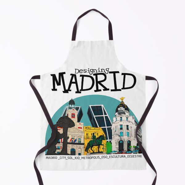 Item preview, Designing Madrid — Bold Comic City Skyline Illustration designed and sold by DONOSTIADESIGN.