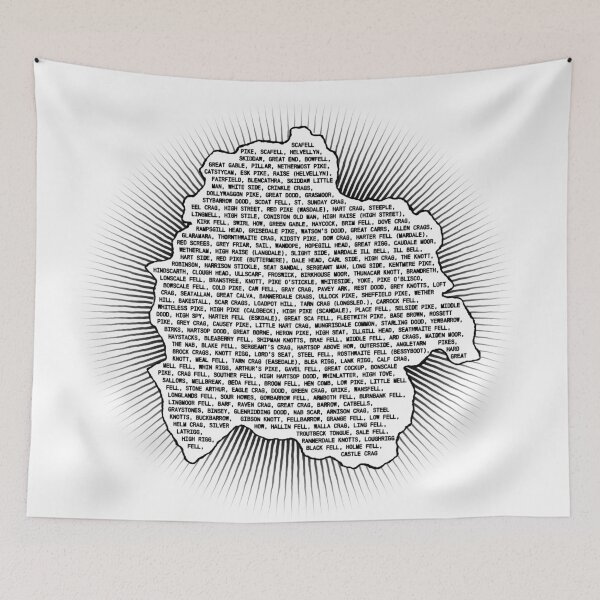 Item preview, Lake District Wainwrights (Version 1) designed and sold by LazloWoodbine.
