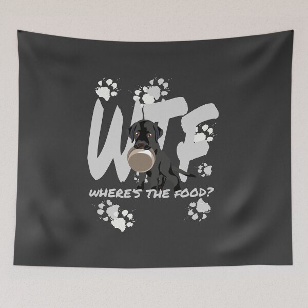Item preview, WTF Where’s the Food? – Funny Black Labrador Dog designed and sold by The Pet Shop.