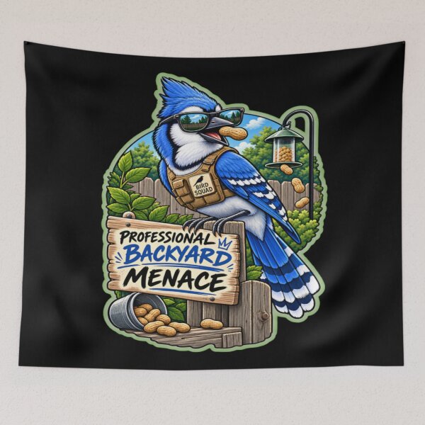 Item preview, Professional Backyard Menace Blue Jay | Funny Birdwatching Bird Lover Design designed and sold by Jankes88.