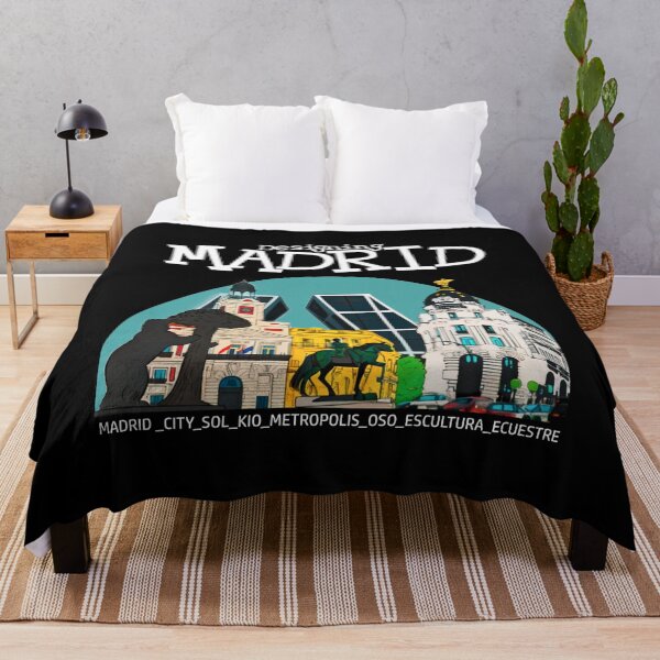 Item preview, Designing Madrid — Bold City Landmarks Illustration Art designed and sold by DONOSTIADESIGN.