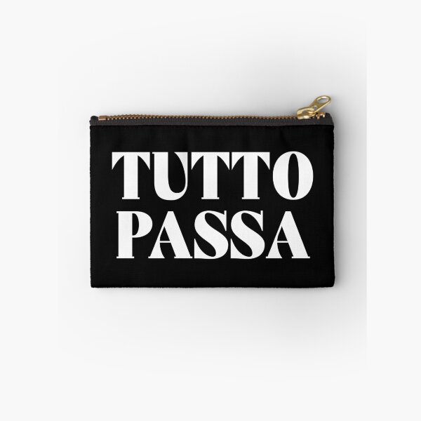 Item preview, Tutto Passa Italian Life Mantra (white) designed and sold by didijuca.