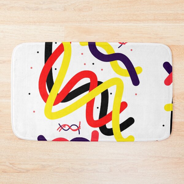 Item preview, Abstract Biology & DNA Pathways - Colorful Pop Art Science designed and sold by The Nomadic Designs.