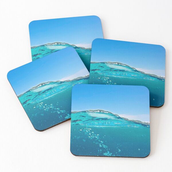 Artikelvorschau, La Concha Bay Wave — Unterwasser-Pop-Art-Küstenansicht entworfen und verkauft von DONOSTIADESIGN.