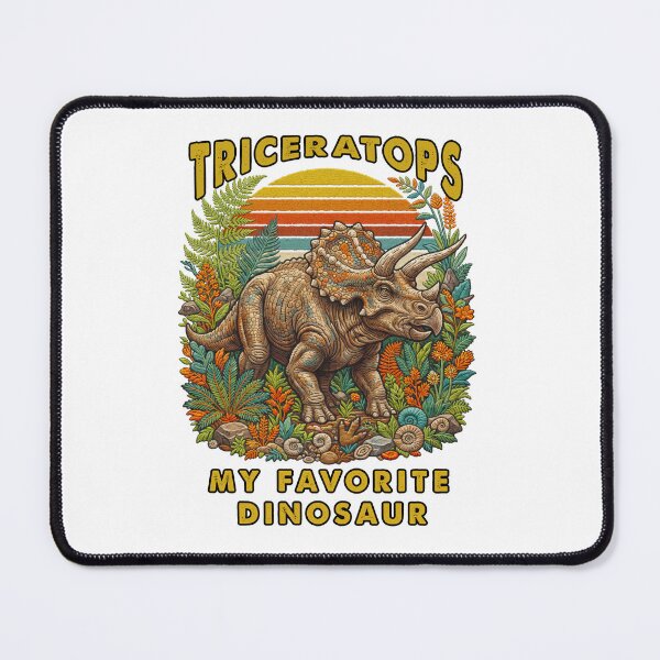Item preview, Triceratops Favorite Dinosaur Art designed and sold by TeeARTHY.