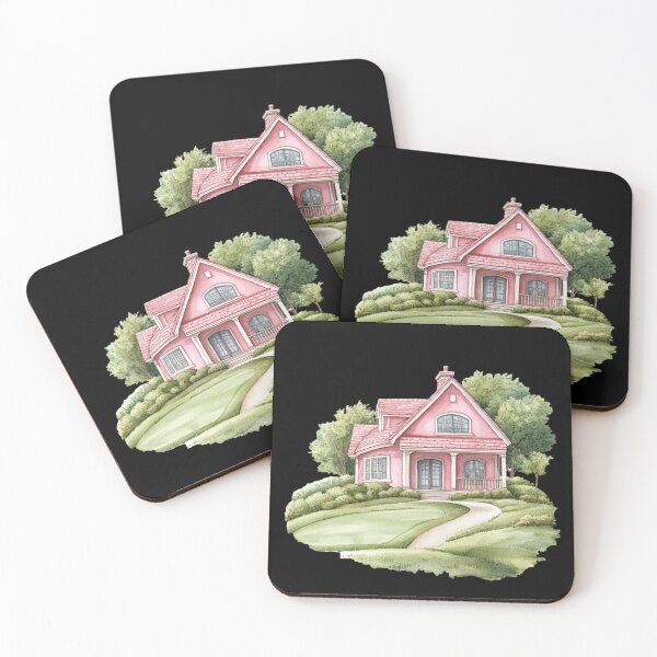 Item preview, Charming Pink Cottage designed and sold by ilkansiturikman.