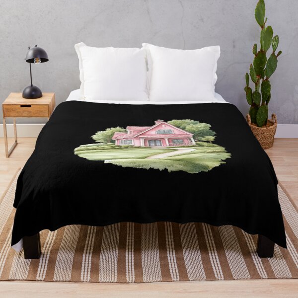Item preview, Charming Pink Cottage designed and sold by ilkansiturikman.