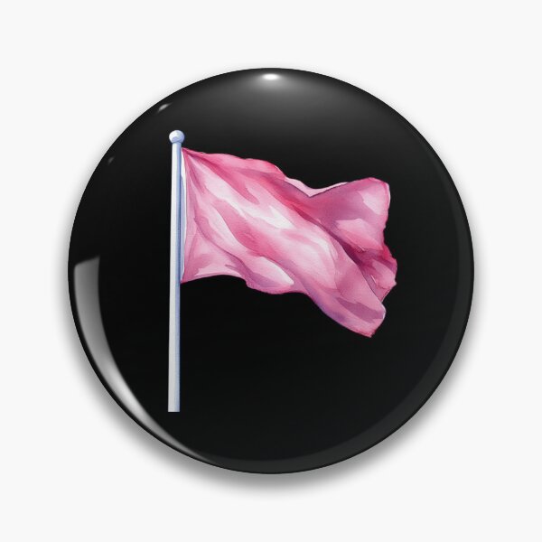 Item preview, Waving Pink Flag on Pole designed and sold by ilkansiturikman.