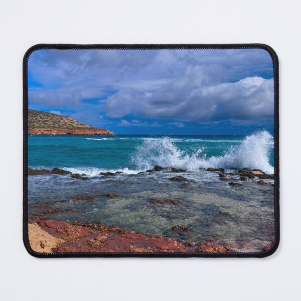 Item preview, breaking waves on ibiza designed and sold by GoldenWavesAndWilds.
