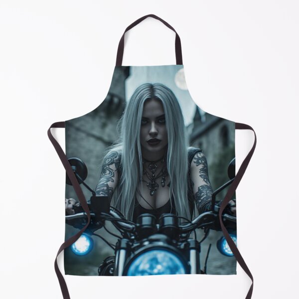 Item preview, Dark Goth Vampire Biker Girl designed and sold by TheDarkWardrobe.