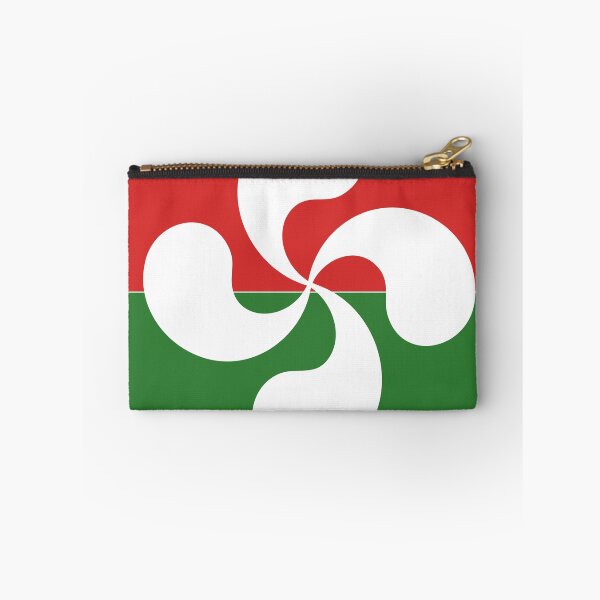 Item preview, Basque Lauburu — Bold Red & Green Heritage Symbol designed and sold by DONOSTIADESIGN.