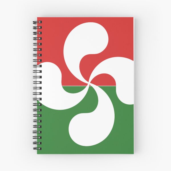 Item preview, Basque Lauburu — Bold Red & Green Heritage Symbol designed and sold by DONOSTIADESIGN.