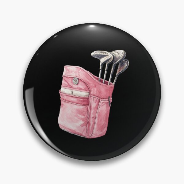 Item preview, Pink Golf Bag with Clubs designed and sold by ilkansiturikman.