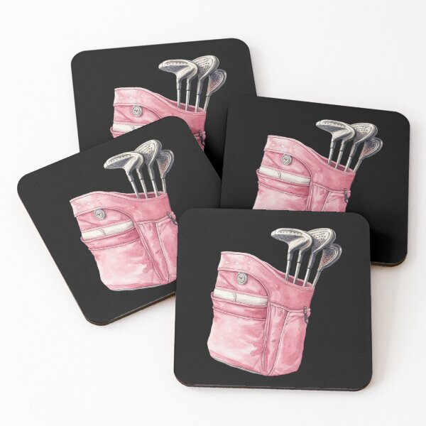 Item preview, Pink Golf Bag with Clubs designed and sold by ilkansiturikman.