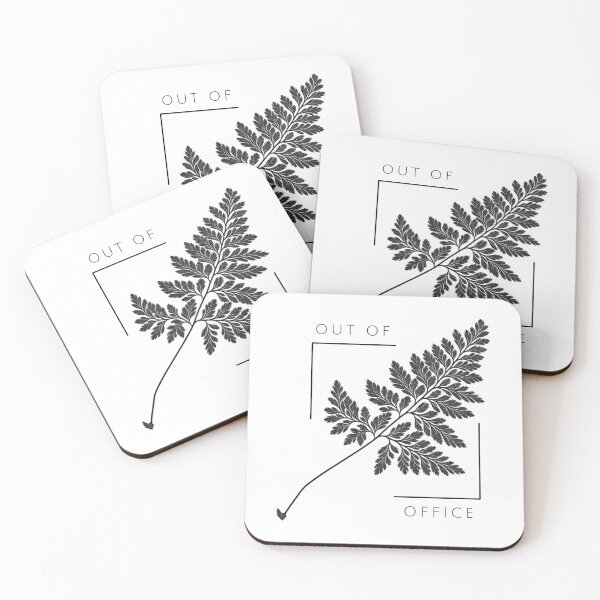 Item preview, Out of Office Fern – Minimalist Botanical Nature Design  designed and sold by The Snarky Ph.D.: A Study in Botanicals .