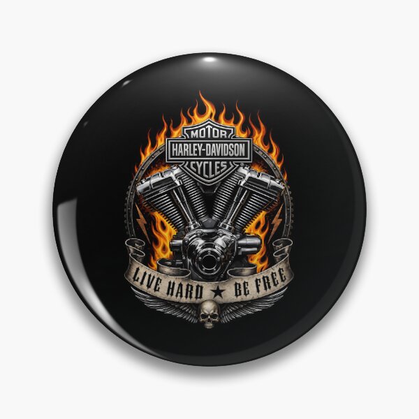 Item preview, Harley-Davidson V-Twin Engine Emblem designed and sold by interdesigner.