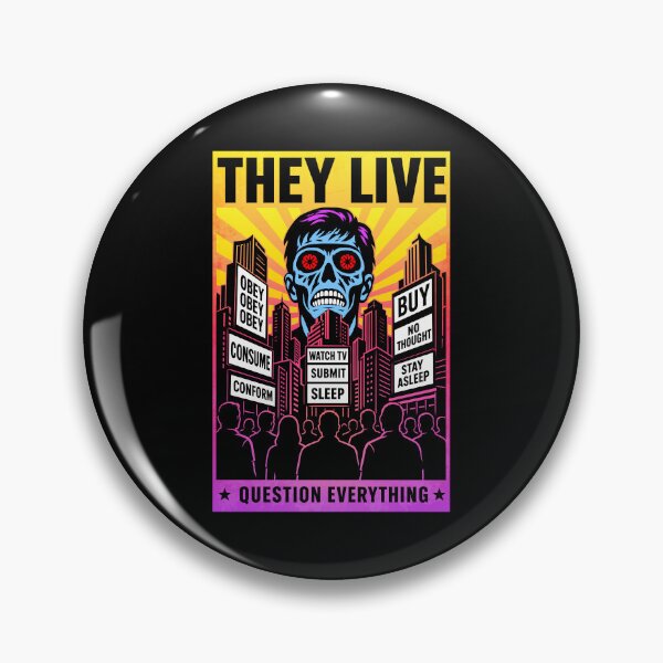 Item preview, They Live Propaganda Poster designed and sold by ArtFactoryAI.