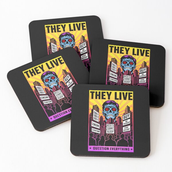 Item preview, They Live Propaganda Poster designed and sold by ArtFactoryAI.