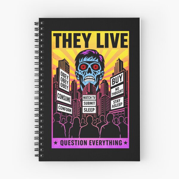 Item preview, They Live Propaganda Poster designed and sold by ArtFactoryAI.