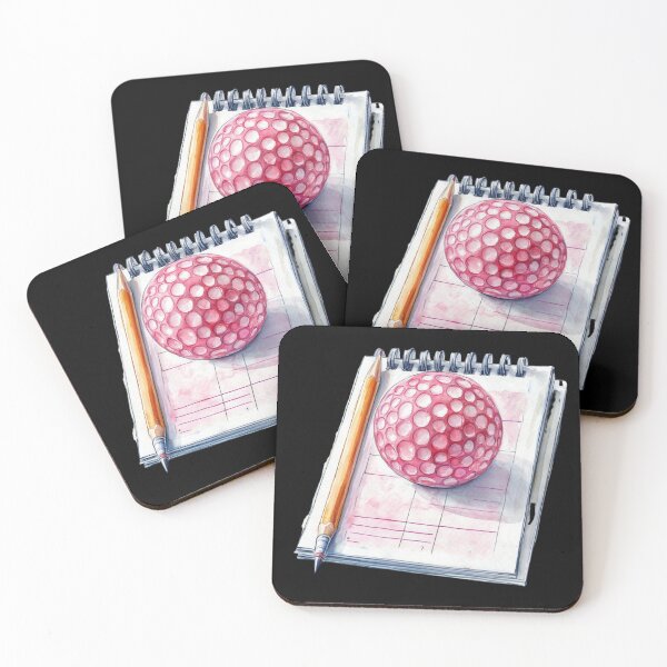 Artikelvorschau, Bleistift und rosa Ball auf Notizblock entworfen und verkauft von ilkansiturikman.
