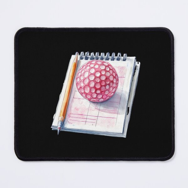 Item preview, Pencil and Pink Ball on Notepad designed and sold by ilkansiturikman.