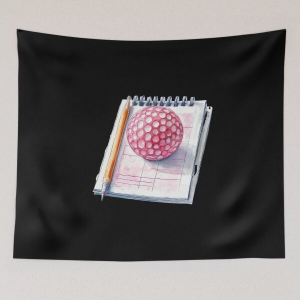 Item preview, Pencil and Pink Ball on Notepad designed and sold by ilkansiturikman.