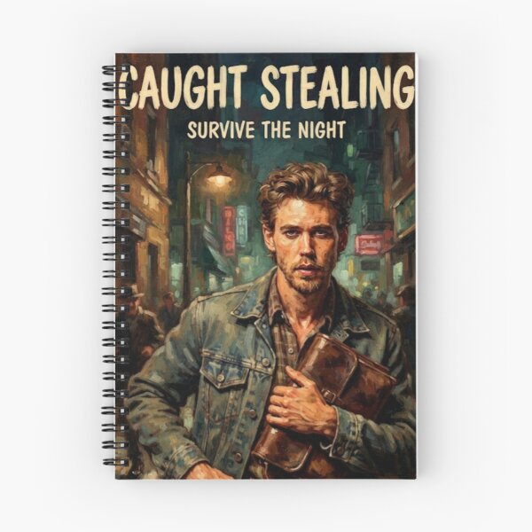 Item preview, Caught Stealing Crime Thriller Fine Art Tribute designed and sold by Art's Diner.