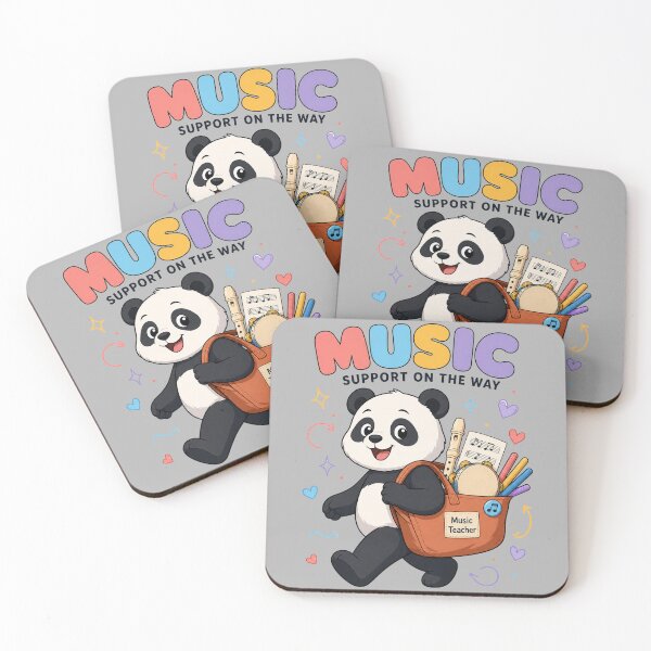 Item preview, Music Teacher Panda Support designed and sold by MOCH- ART.