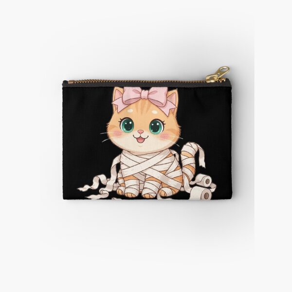 Item preview, Cute Mummy Cat With Pink Bow designed and sold by Moody Vibes Studio.