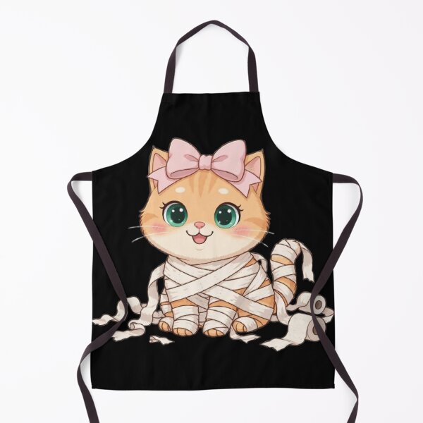 Item preview, Cute Mummy Cat With Pink Bow designed and sold by Moody Vibes Studio.