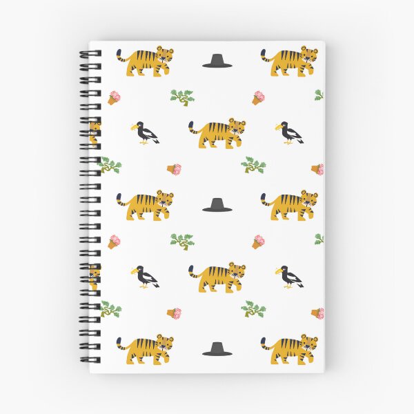 Item preview, Cute Korean Traditional Folk Art Tiger and Magpie Patter designed and sold by SuperCoolCool.