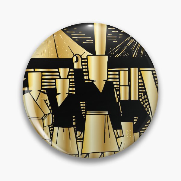 Item preview, Linocut Print " Gold Member" designed and sold by lembayung senja studio.