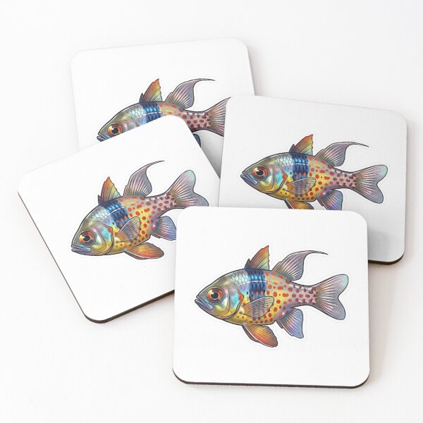 Item preview, Pajama Cardinalfish Colorful Reef Aquarium Art designed and sold by KenworksDigital.