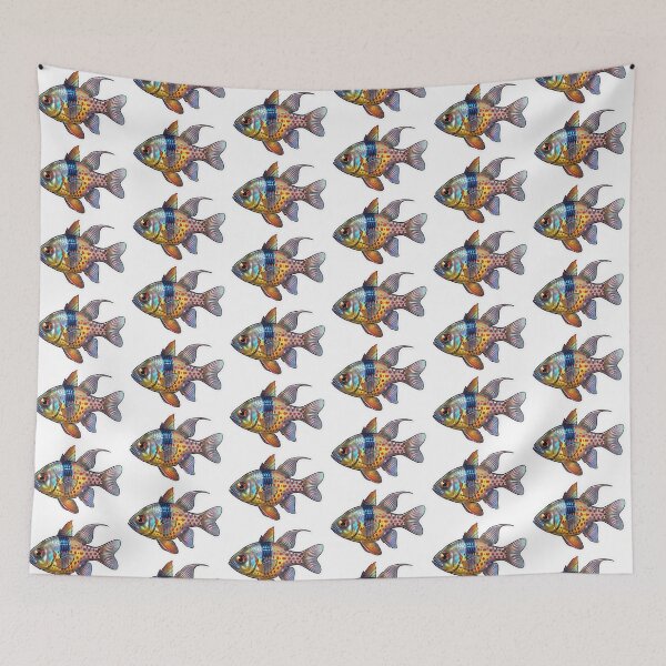 Item preview, Pajama Cardinalfish Colorful Reef Aquarium Art designed and sold by KenworksDigital.