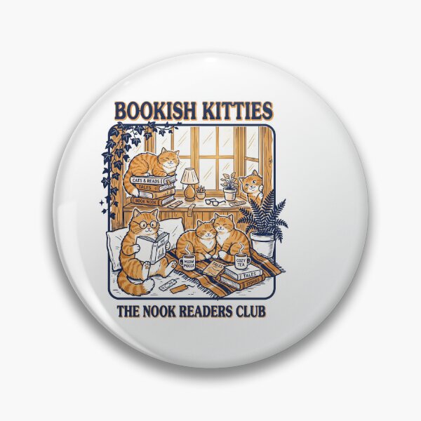 Item preview, Bookish Kitties Nook Club designed and sold by TeeARTHY.