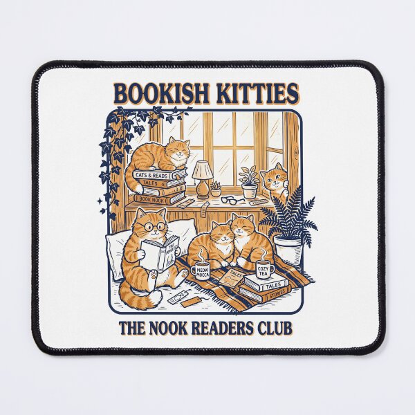 Item preview, Bookish Kitties Nook Club designed and sold by TeeARTHY.