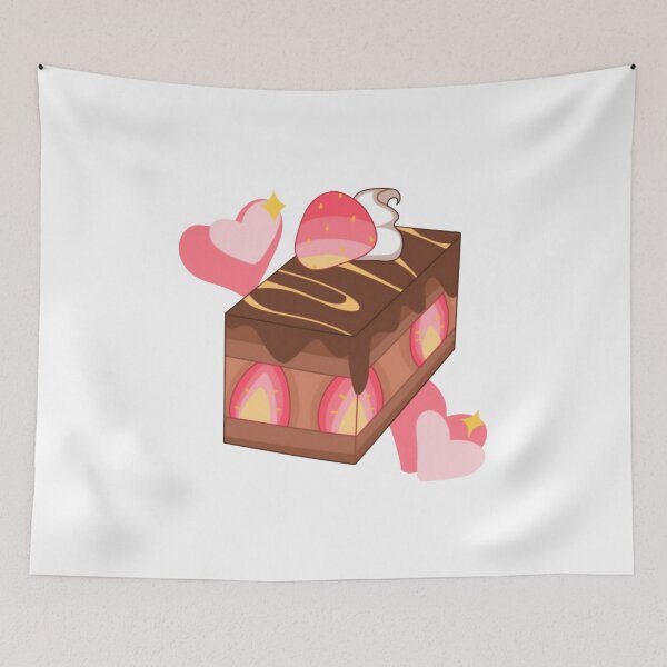 Item preview, Cute Chocolate Strawberry Cake designed and sold by lylychushop.