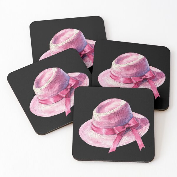 Item preview, Elegant Pink Hat with Ribbon designed and sold by ilkansiturikman.