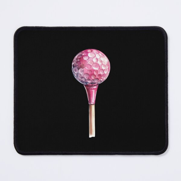 Item preview, Pink Golf Ball on Tee designed and sold by ilkansiturikman.