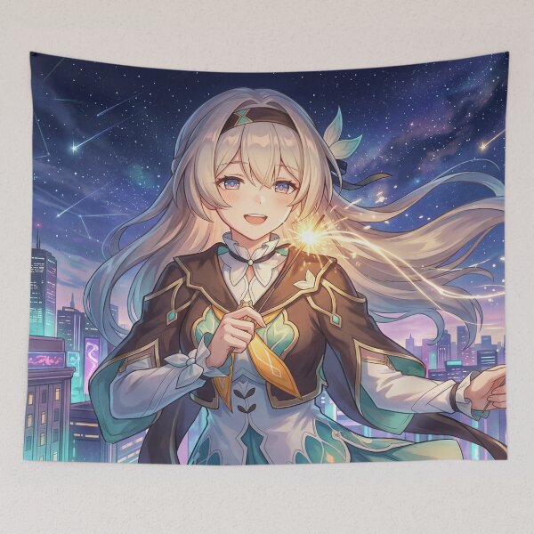 Item preview, Firefly // Honkai: Star Rail Illustration - Starry Night City Anime Art designed and sold by Astraphyllia.