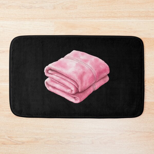 Item preview, Folded Pink Towel designed and sold by ilkansiturikman.
