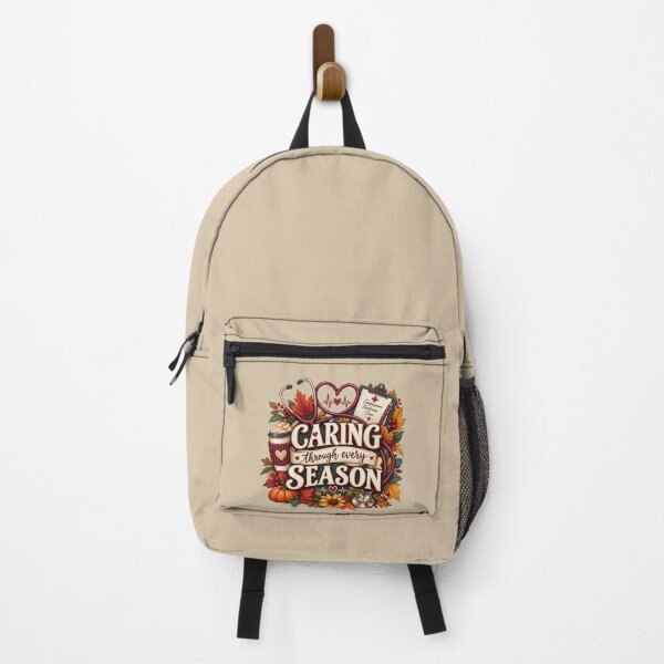 Item preview, Caring Through Every Season – Autumn Nurse Healthcare Design designed and sold by astersgraphics.