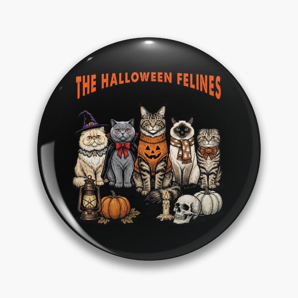 Item preview, Halloween Felines Cat Squad designed and sold by TeeARTHY.