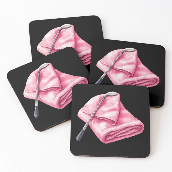 Item preview, Palo de golf y toalla rosa designed and sold by ilkansiturikman.