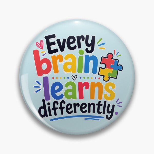 Item preview, Every Brain Learns Differently – Autism Neurodiversity & Special Education designed and sold by TheStephanieRome.
