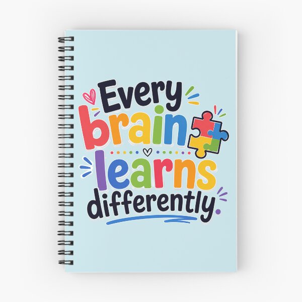 Item preview, Every Brain Learns Differently – Autism Neurodiversity & Special Education designed and sold by TheStephanieRome.
