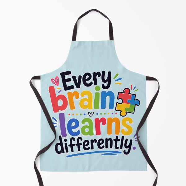 Item preview, Every Brain Learns Differently – Autism Neurodiversity & Special Education designed and sold by TheStephanieRome.