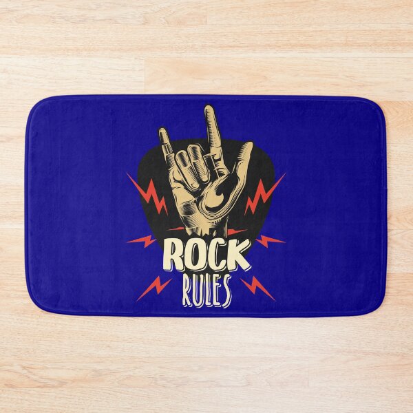Item preview, Rock Rules – Vintage Horns Hand Sign Guitar Pick Graphic designed and sold by heedooppod.