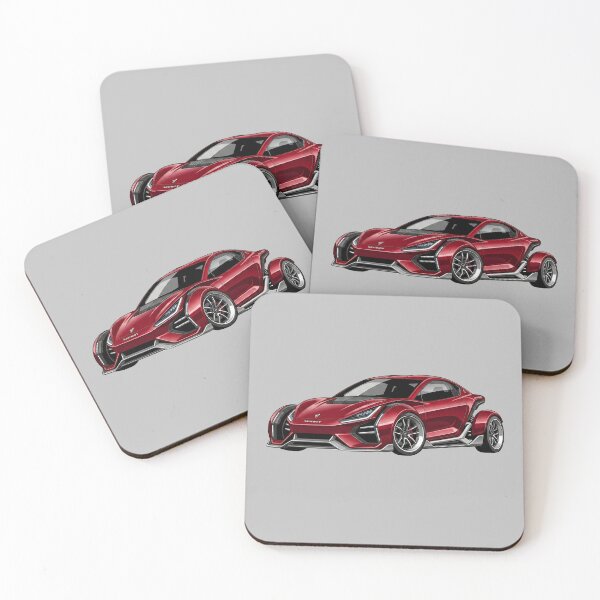 Item preview, Segway Villain Concept Edition Red Futuristic Supercar Graphic designed and sold by Motorline44.